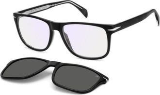 David Beckham Db 1188/C Rectangular Black Acetate Eyeglasses