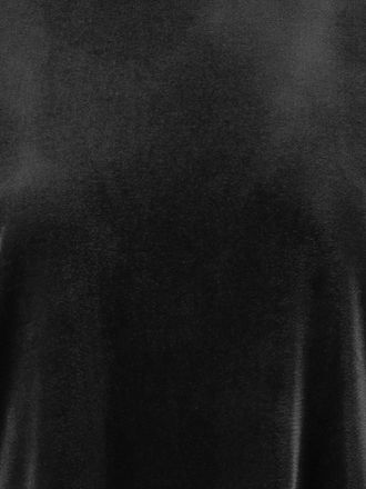 F.it Womens Sweater Stretch Velvet Black Polyester