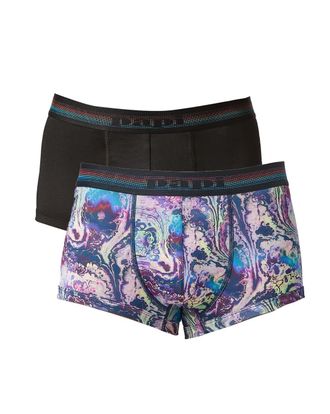 Papi UMPA107 2PK Microflex Performance Trunks, Pageant Blue/Black, S