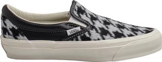 Vans Grafische Slip-On Sneakers met Premium Afwerking - Heren - Sneakers - Zwart - 36 EU - Schoenen