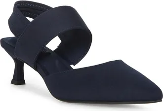 Anne Klein Intime Pointed Toe Pump in Navy at Nordstrom, Size 6.5