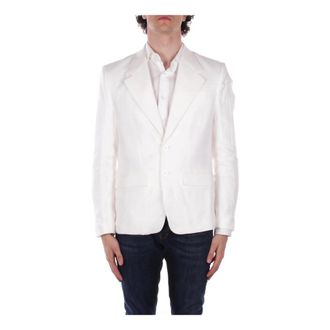 John Richmond Blazers, male, White, Size: XS John Richmond Jackets White