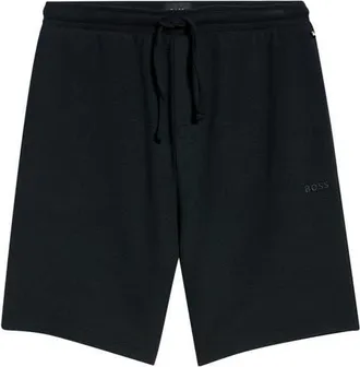 BOSS Ribbed Pajama Shorts in Black at Nordstrom, Size Xx-Large
