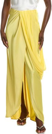 Paris Georgia Paris Georgia Viola Silk-Trim Skirt