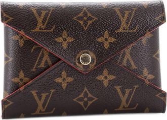 Louis Vuitton Kirigami Pochette Set clutch met monogram canvas - Bruin