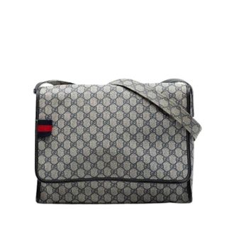 Gucci Pre-owned Cross Body Bags, female, Beige, Size: ONE SIZE Pre-owned Vintage Crossbody Bag