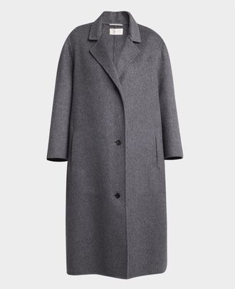 The Row Gustaf Cashmere-Silk Single-Breasted Coat