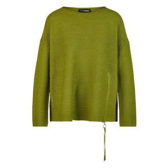 Doris Streich Truien & Vesten, Heren, Groen, XL, Ronde hals gebreid