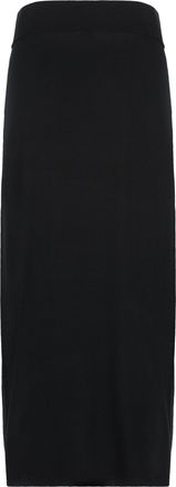 Toteme Womens Long Mesh Skirt Black Lyocell