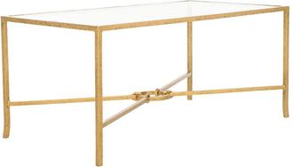 Safavieh Couture Tauri Forged Metal Rectangle Coffee Table