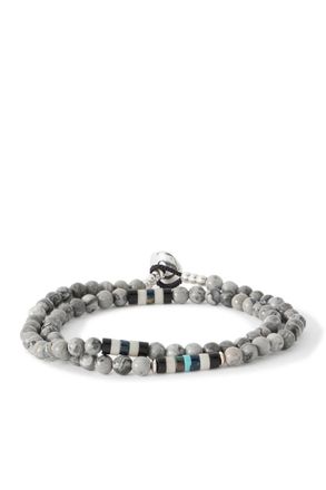 Mikia Sterling Silver Jasper Bracelet