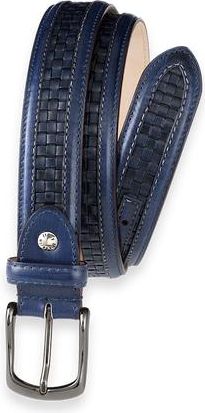 Paul Fredrick Everett Belt in Navy at Nordstrom, Size 40