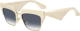 Etro club Zonnebril - Dames - Zonnebrillen - Beige - 56 MM - Accessoires