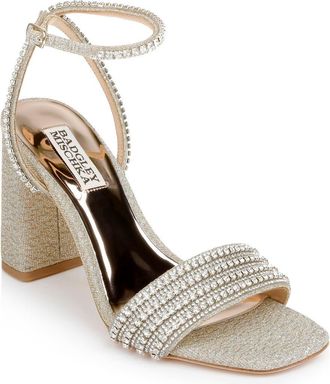 Badgley Mischka Becca Sandal in Platino at Nordstrom Rack, Size 6.5