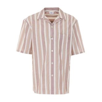 Saint Laurent Camisa de Algod&oacute;n a Rayas - Shirts - Hombre - Beige - L