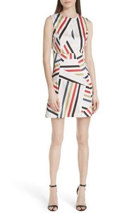 Milly Alexa Drive Stripe A-Line Dress in Multi at Nordstrom Rack, Size 0