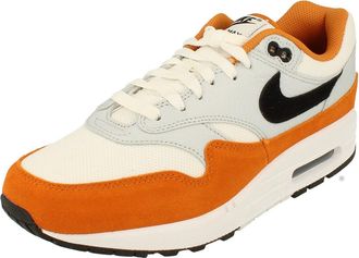 Nike Air Max 1 Mens Orange Trainers - Size UK 7.5