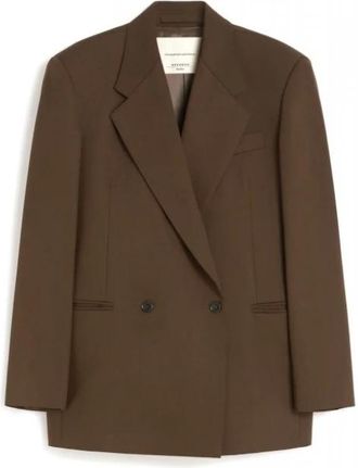 Max Mara Dames, Jassen, Bruin, Maat: S Wol