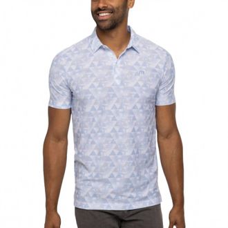 Travis Mathew At Home Golf Polo Shirt In White