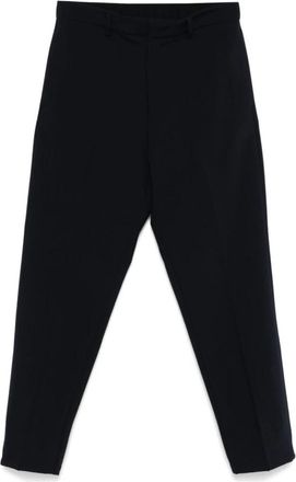 Emporio Armani Stijlvolle broeken voor mannen - Heren - Slim Fit Broeken - Blauw - 2XL - Polyester - Broeken