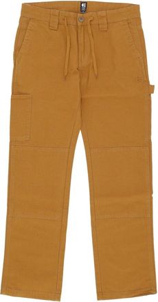 Etnies Tabak Heren Lange Broek Lichtgewicht Stof - Heren - Straight fit broeken - Bruin - W36 - Katoen - Broeken