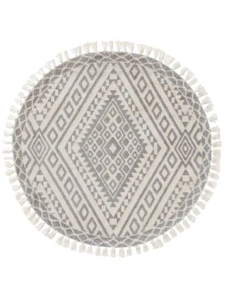 benuta Alfombra redonda gris &oslash; 150 redondo