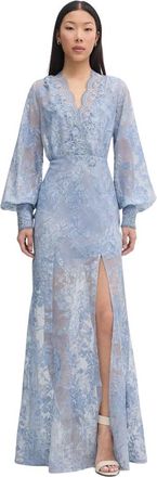 Ermanno Scervino Dames, Jurken, Blauw, Maat: XS Tulle