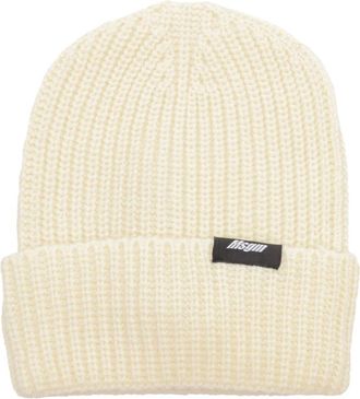 Msgm Cappello Crema - Heren - Hoeden - Beige - ONE Size - Accessoires