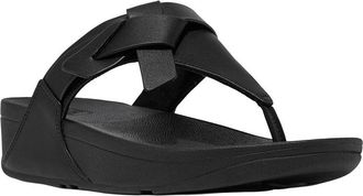 FitFlop FitFlop Toe-Post Leather Sandal