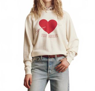 The Great. Womens The College Sweatshirt In White