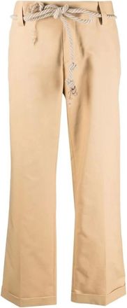 JEJIA Wide Broeken - Dames - Wijde Broeken - Beige - 2XS - Broeken