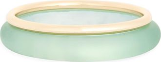 Nordstrom Rack 2-Pack Resin & Metal Bangle Bracelets in Aqua- Gold at Nordstrom Rack