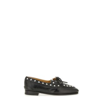 Bally Laced Shoes, female, Black, Size: 7 1/2 US Pathy Studded Loafers