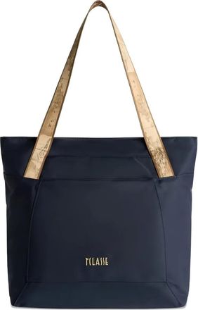 Alviero Martini 1A Classe Borsa tote Stormy con placca logo - Blu