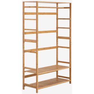 Sklum Armario abierto en madera de bambú Krauford Sklum