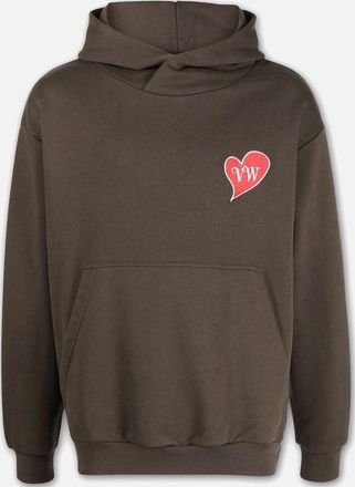 Vivienne Westwood Mens Mens Brown Vivienne Westwood Heart Patch Pullover Hood - Size: 34