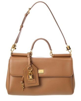 Dolce & Gabbana Dnu Inv Dolce & Gabbana My Sicily Leather Satchel