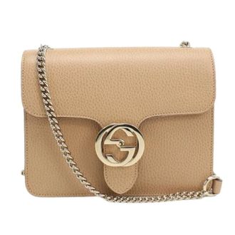 Gucci Pre-owned Cross Body Bags, female, Beige, Size: ONE SIZE Pre-owned Shoulder Bag