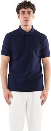 Lacoste Tops, Heren, Blauw, 3Xl, Piquet Polo Shirt in Parijs