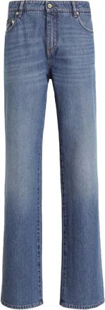 Dolce & Gabbana Jeans effetto schiarito - Blu