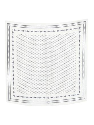 Maje polka-dot silk scarf - Neutrals