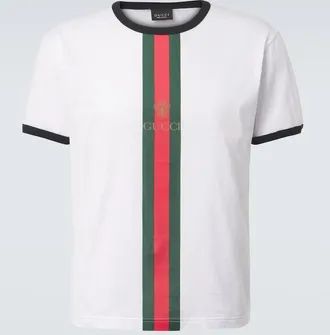 Gucci Web Stripe cotton T-shirt