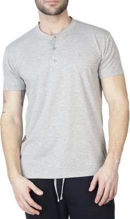 Tailorbyrd Short Sleeve Henley T-Shirt in Grey Heather at Nordstrom Rack, Size Medium