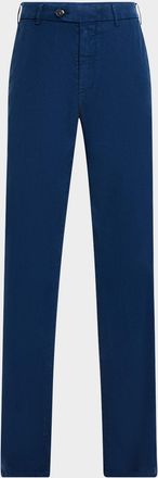 Canali Mens Straight Flat-Front Pants