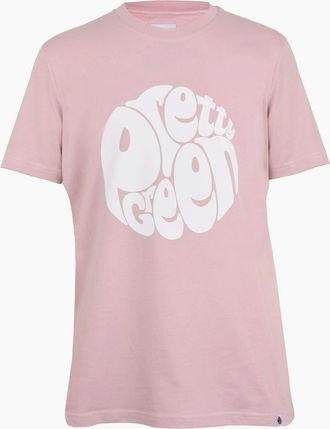Pretty Green Mens Regular Fit Crew Neck T-Shirt - Pink - Size: 3X large