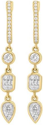 Effy Diamond Drop Earrings in White at Nordstrom Rack