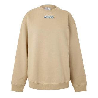 Lacoste Dames Crew Neck Regular Langsleeve Sweater (Beige)