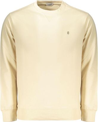 Coveri Moving Coveri Bewegende Beiger Katoenen Heren Sweatshirt