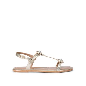 Carvela Womens Leather Amalia Sandal Sandals - Gold - Size UK 3