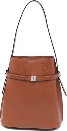 Toteme Belted Leather Bucket Bag